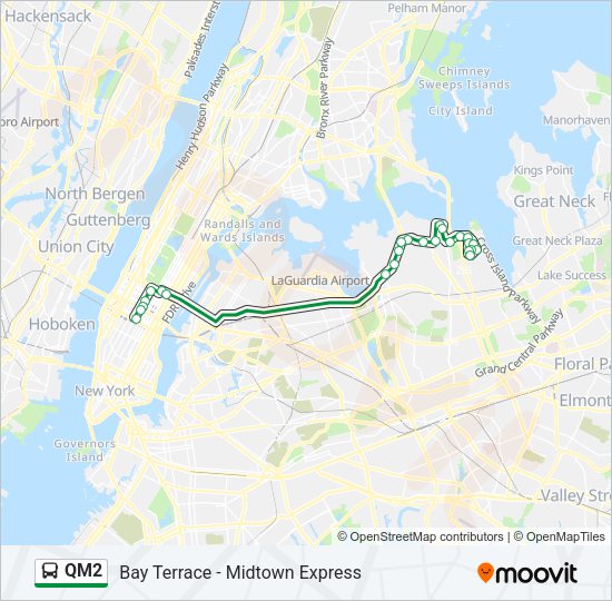 QM2 Bus Line Map