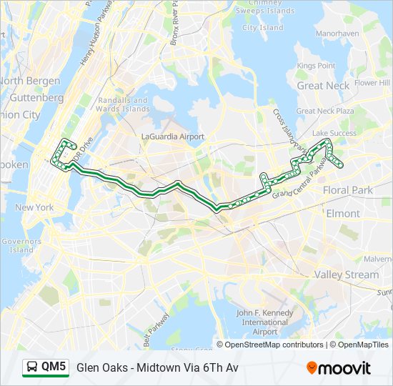 Mapa de QM5 de autobús