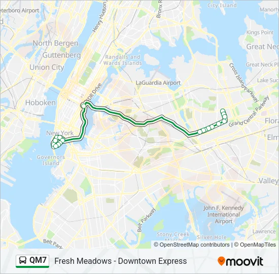 QM7 Bus Line Map