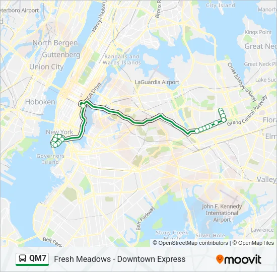 QM7 Bus Line Map
