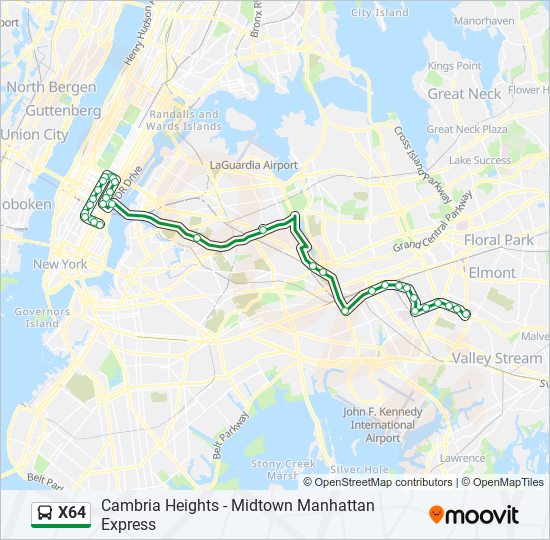 Mapa de X64 de autobús