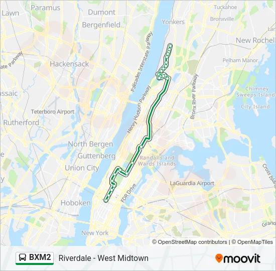 BXM2 Bus Line Map