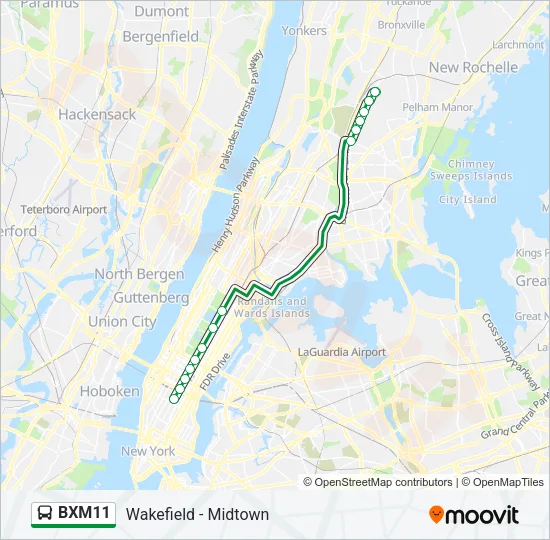 BXM11 Bus Line Map