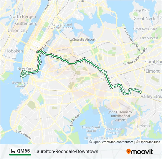 QM65 Bus Line Map