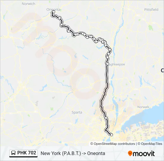 PHK 702 Bus Line Map