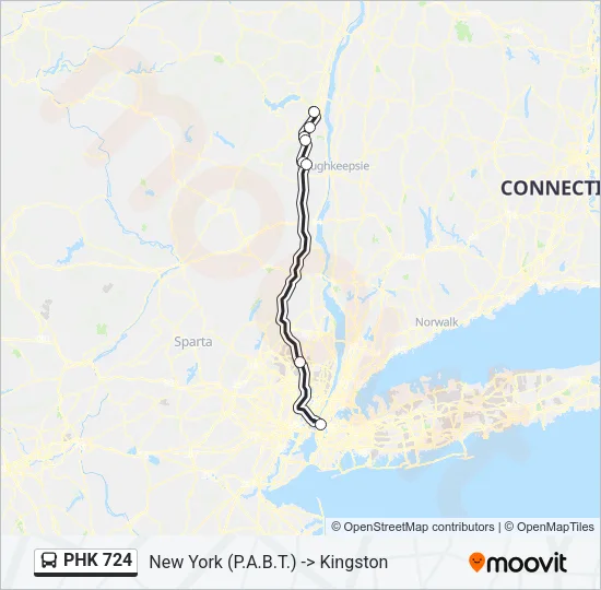 PHK 724 Bus Line Map