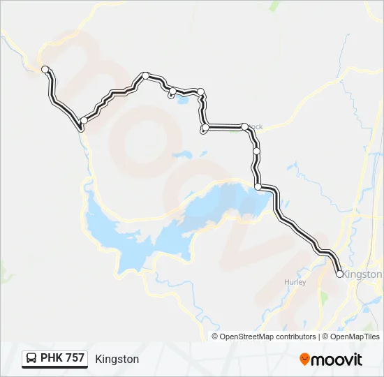 PHK 757 Bus Line Map