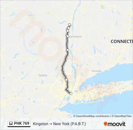 PHK 769 Bus Line Map