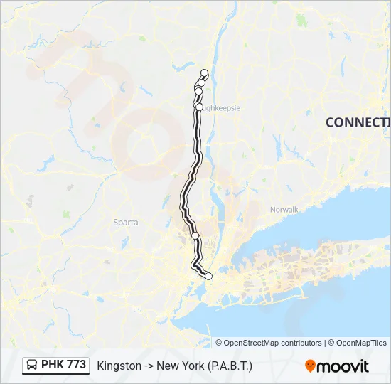 PHK 773 Bus Line Map
