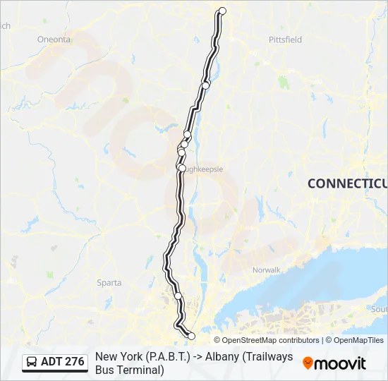 ADT 276 Bus Line Map