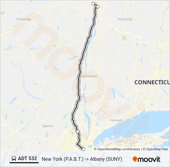 ADT 532 Bus Line Map
