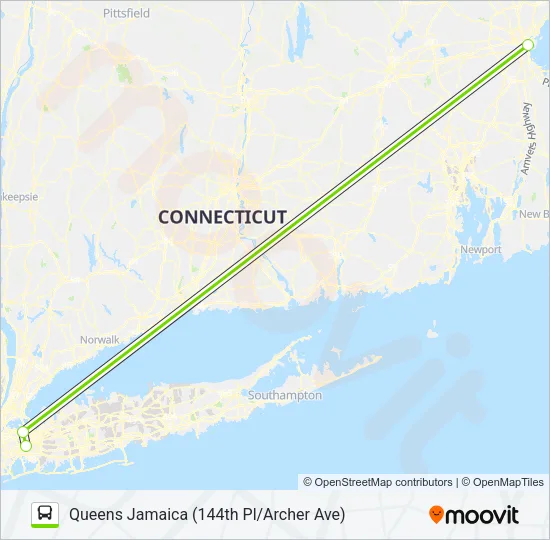FLIXBUS 2612 Bus Line Map
