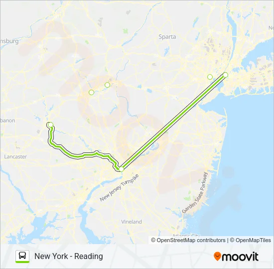 FLIXBUS 2650 Bus Line Map