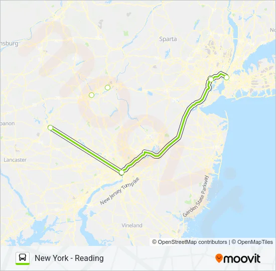FLIXBUS 2650 Bus Line Map
