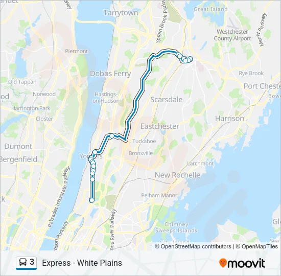 3 Bus Line Map