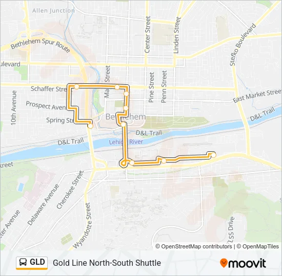 GLD Bus Line Map