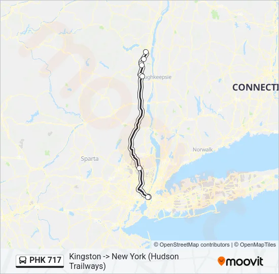PHK 717 Bus Line Map