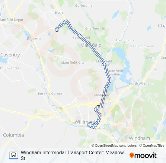 674C Bus Line Map