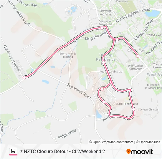 Mapa de CL2 de autobús