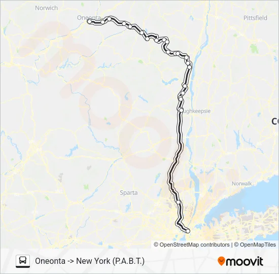 ADT A121 Bus Line Map