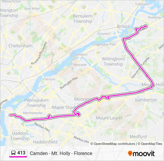 413 Route: Schedules, Stops & Maps - Florence Rowan at Bc (Updated)