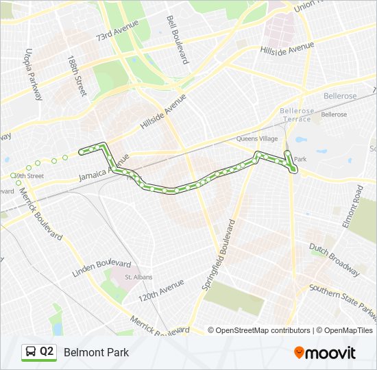 Q2 bus Line Map