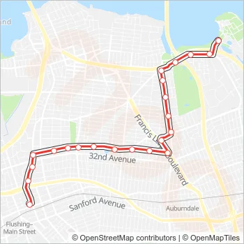Q16 Route: Schedules, Stops & Maps - Fort Totten Via Utopia Pkwy