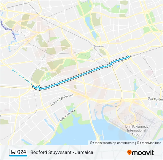 Q24 Bus Line Map