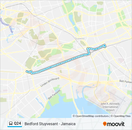 Q24 Bus Line Map