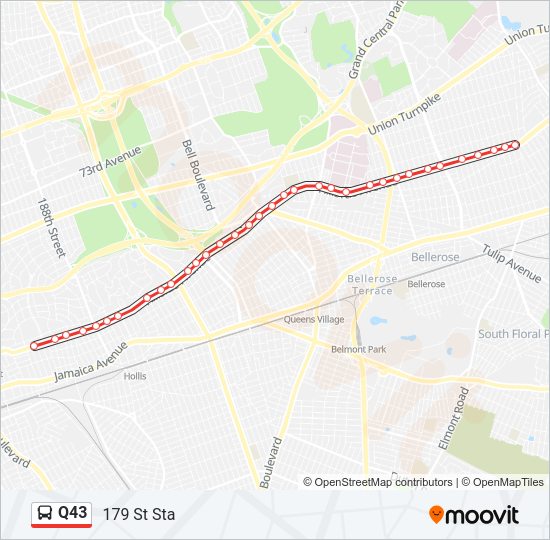 q43 Route Schedules, Stops & Maps 179 St Sta (Updated)