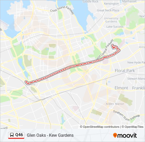 Q46 bus Line Map