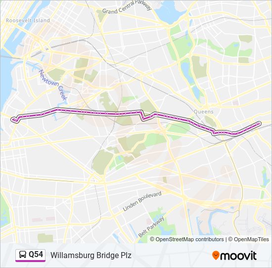 Q54 Route Schedules Stops Maps Willamsburg Bridge Plz Updated   8437243 