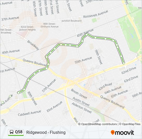 q58 Route Schedules, Stops & Maps 108 St H Hrdng Exy (Updated)