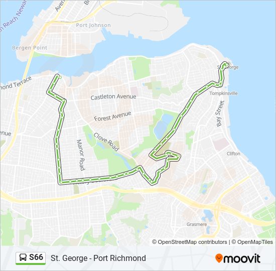 s66 Route Schedules, Stops & Maps Port Richmond Via Grymes Hill