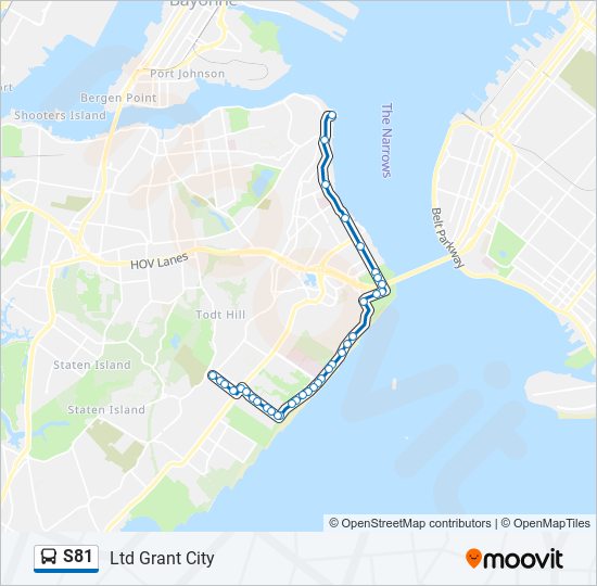Ruta s81: horarios, paradas y mapas - Ltd Grant City (Actualizado)