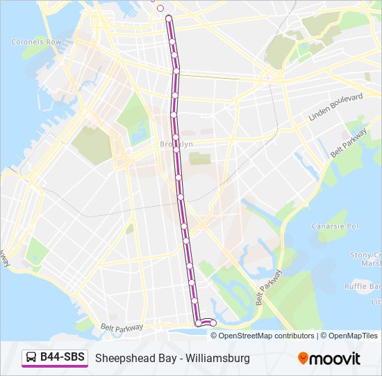 B44-SBS bus Line Map