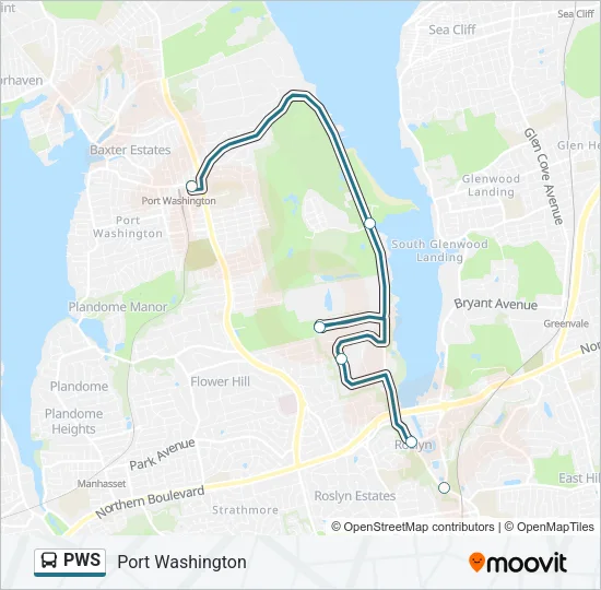 PWS Bus Line Map