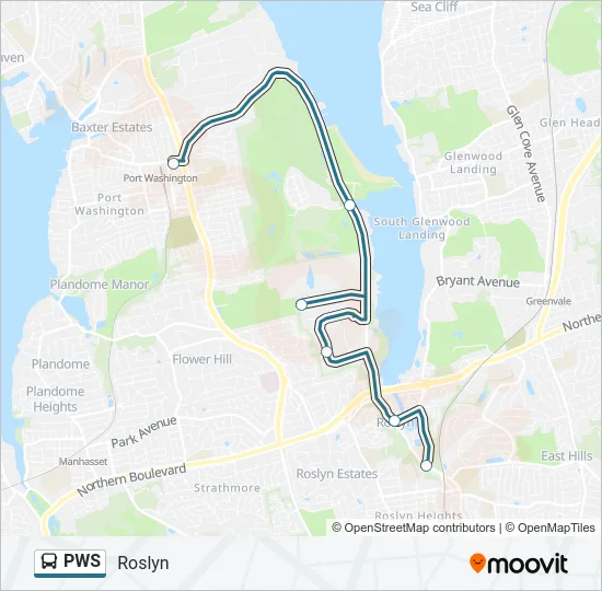PWS Bus Line Map