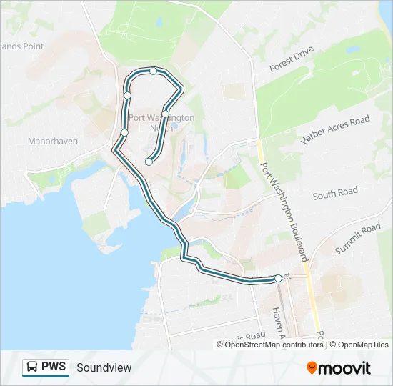 PWS Bus Line Map