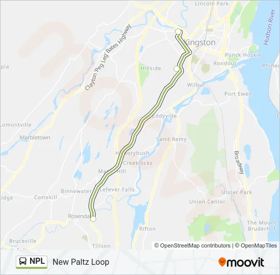NPL Bus Line Map