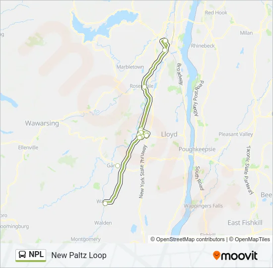 NPL Bus Line Map