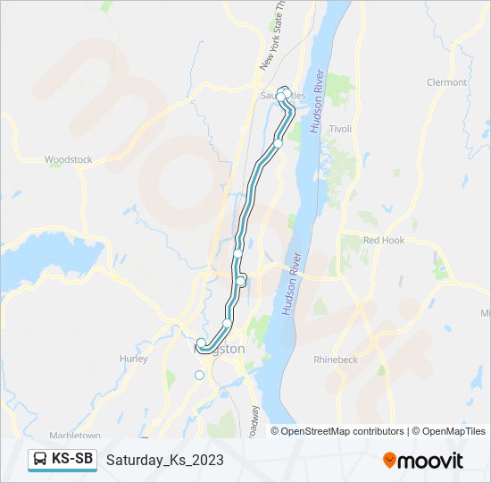 Mapa de KS-SB de autobús