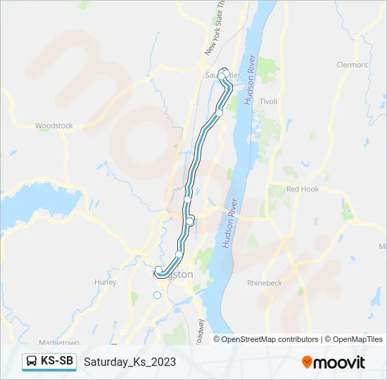 KS-SB Bus Line Map
