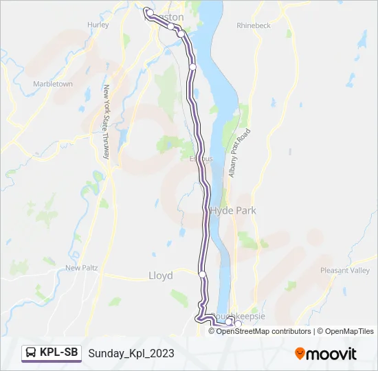 KPL-SB Bus Line Map