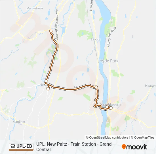 UPL-EB Bus Line Map