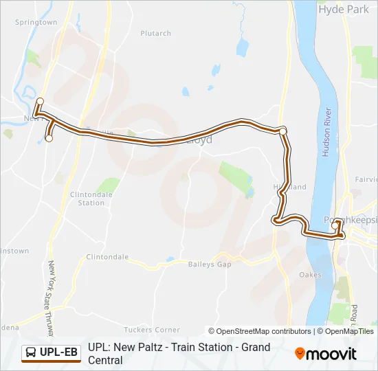 UPL-EB Bus Line Map