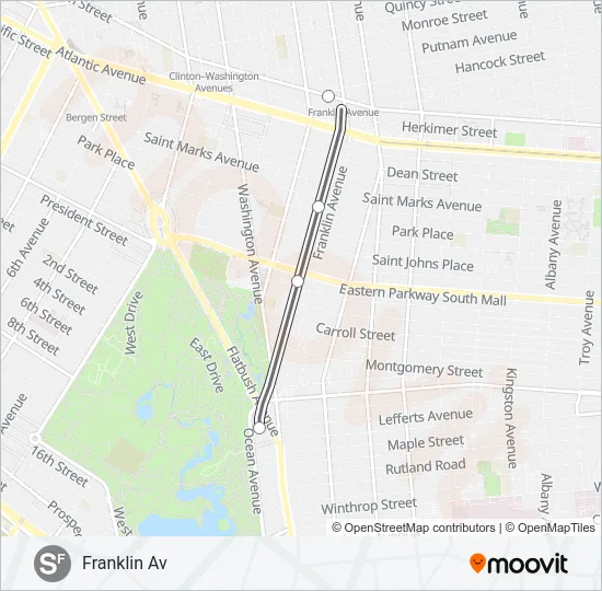 SF Subway Line Map
