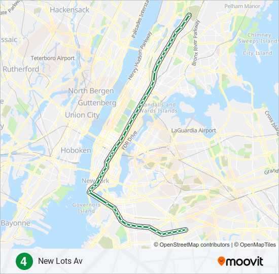 4 subway Line Map