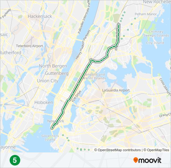 5 subway Line Map