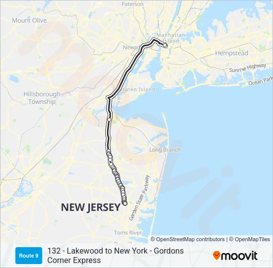 139 Bus Line Map